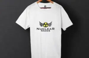 Durable printed t-shirts for Nuclear Races Durable printed t-shirts for Nuclear Races