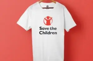 Printed t-shirts for Save the Children Printed t-shirts for Save the Children