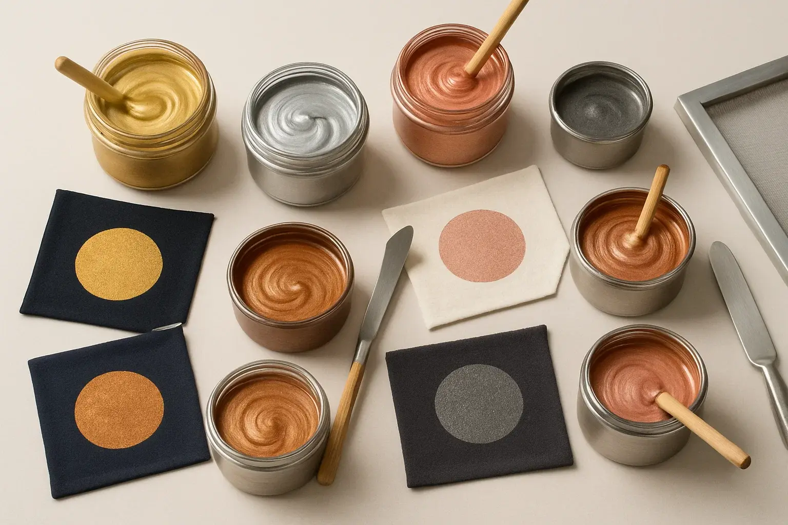 Metallic Screen Printing inks Metallic Screen Printing inks